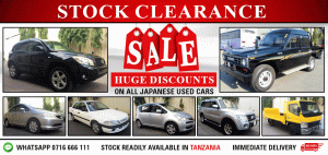 Used Cars Stock for Tanzania